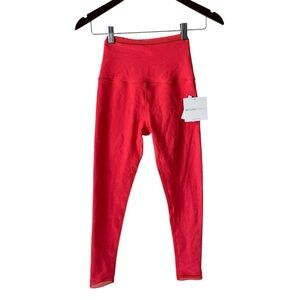 NWT Beyond Yoga Spacedye Allure High Rise Midi Legging Red Ash Heather Size XS